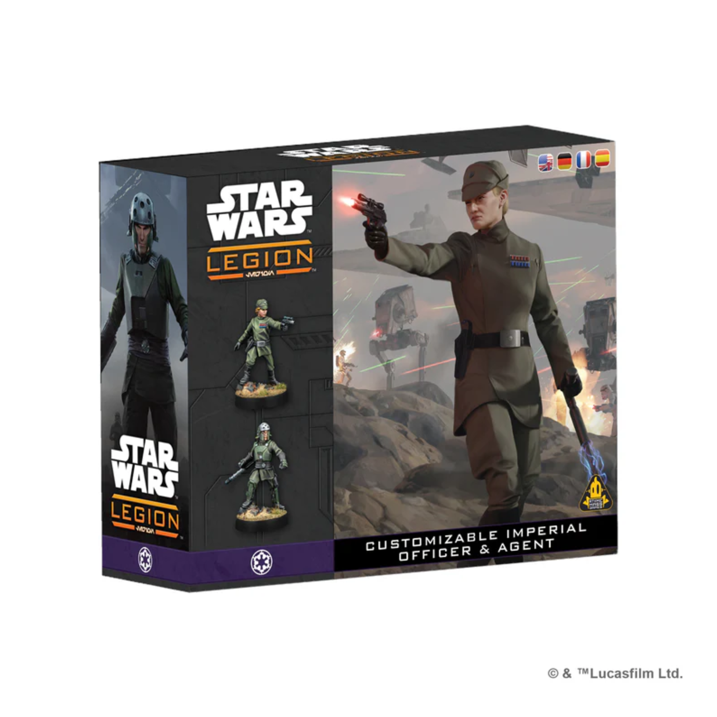 Star Wars Legion Customizable Imperial Officer & Agent - A Muse N Games